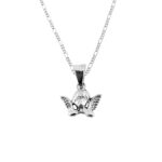 Dije De Plata Angel Angelito Rezando con Cadena