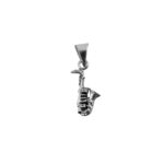 Dije De Plata Saxofon con Cadena - Image 2