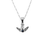 Dije De Plata Joya De Angel con Cadena