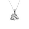Dije De Plata Caballo Sedoso con Cadena
