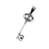 Dije De Plata Llave De Tu Corazón con Cadena - Image 2