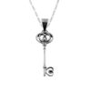 Dije De Plata Llave De Tu Corazón con Cadena