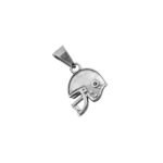 Dije De Plata Casco De Fútbol Americano - Image 2