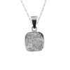 Dije De Plata Angelito De Mi Guarda con Cadena