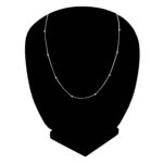 Collar De Plata Viviana Bolitas N.3 50cm