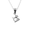 Dije De Plata Máquina De Coser Bulto. con Cadena