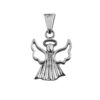 Dije De Plata Angelito Alas De Algodón con Cadena - Image 2