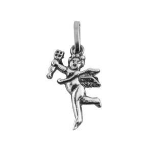 Dije De Plata Angelito Cupido con Cadena - Image 2