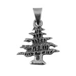 Dije De Plata Árbol Libanes con Cadena - Image 2