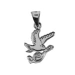Dije De Plata Espíritu Santo con Cadena - Image 2