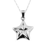 Dije De Plata Estrella Polar con Cadena
