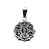 Dije De Plata Mantra Om Mani Padme Hum con Cadena - Image 2