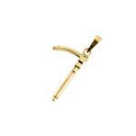 Dije De Oro 14 Kilates Laringoscopio con Cadena 50 cm - Image 3
