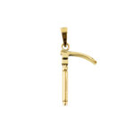 Dije De Oro 14 Kilates Laringoscopio con Cadena 50 cm - Image 2