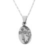 Dije de Plata Santa Clara con cadena - Image 2