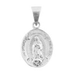 Dije de Plata Medalla Virgen Santisima de Guadalupe