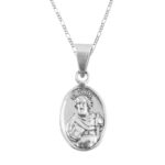 Dije de Plata San Pedro y San Pablo con cadena - Image 2
