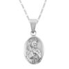 Dije de Plata San Pedro y San Pablo con cadena