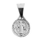 Dije de Plata Medalla de San Benito Mediana