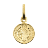 Dije de oro 14 Kilates Medalla de San Benito mini