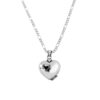 Dije de Plata Porta Retrato Corazon con cadena