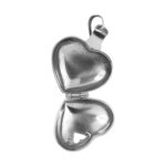 Dije de Plata Porta Retrato Corazon con cadena - Image 2