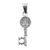 Dije de Plata Llave de San Benito Milagroso
