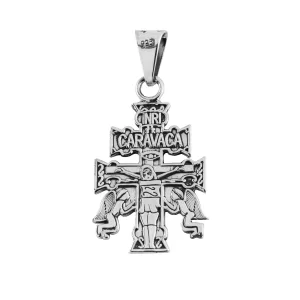 Dije de Plata Cruz de Carabaca Mediana