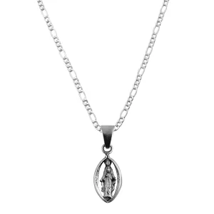 Dije de Plata Virgen Milagrosa Calada con cadena