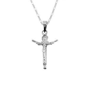 Dije de Plata Cruz Dios Padre, Hijo y Espiritu Santo