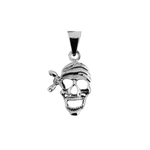 Dije de Plata Calavera Pirata
