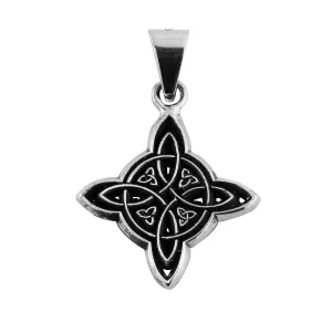 Dije de Plata Nudo de Brujas Super Poderoso