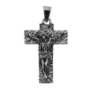 Dije de Plata Cristo Maderos Grande