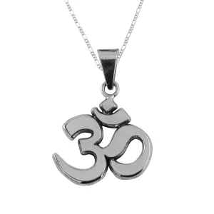 Dije de Plata Om Grande con cadena