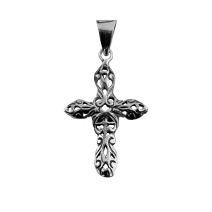 Dije de Plata Cruz Arte de Dios