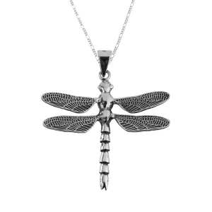 Dije de Plata Libelula cadena 55 cm C. 20