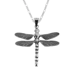 Dije de Plata Libelula cadena 60 cm C45