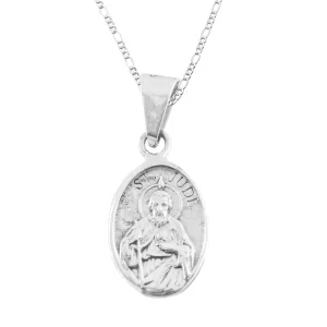 Dije de Plata San Judas Tadeo 1 con Cadena