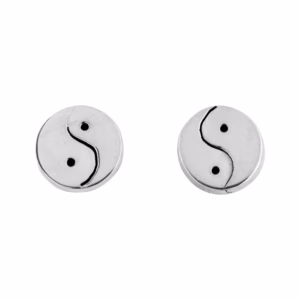 Aretes de Plata Ying Yang
