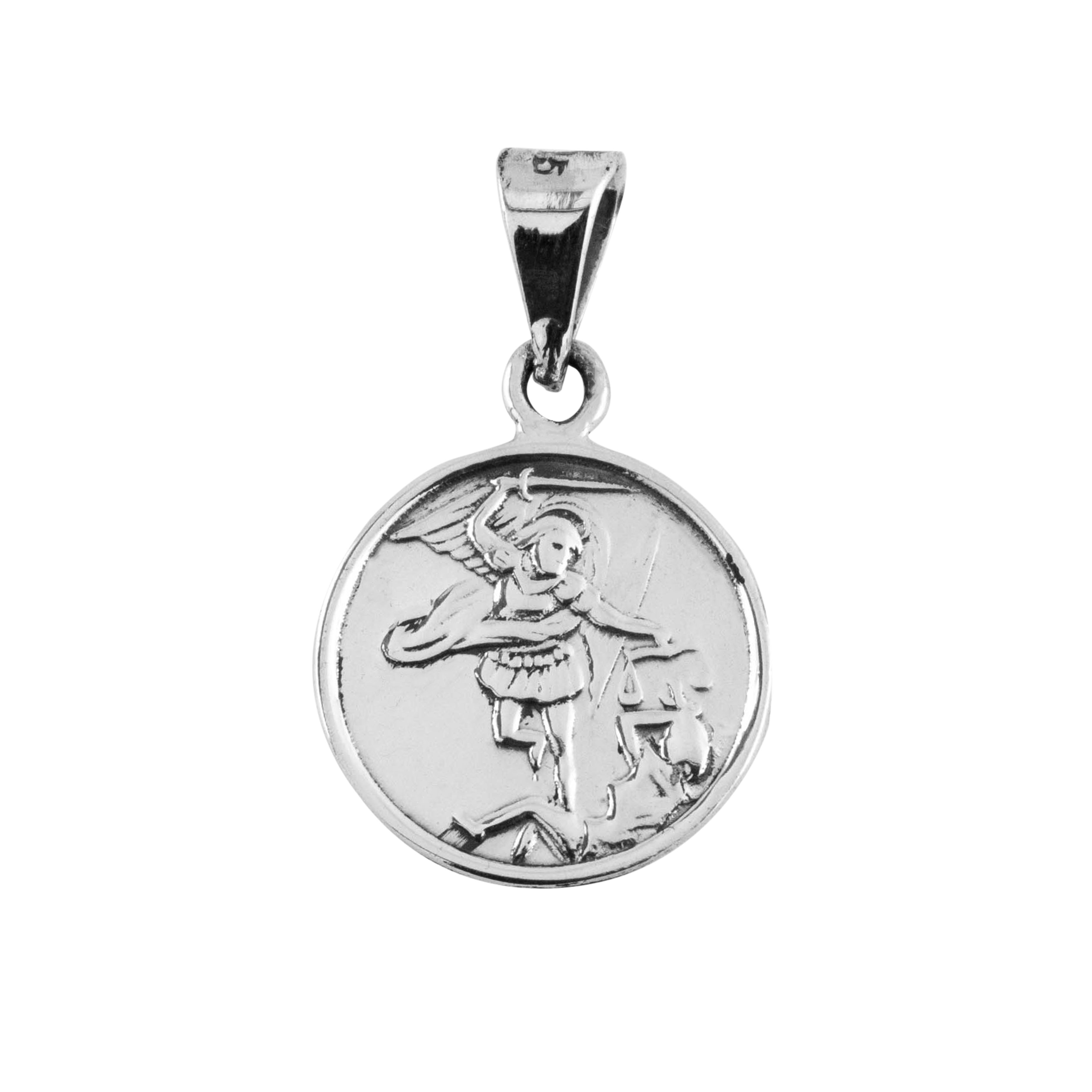 Dije de Plata Medalla de San Miguel Arcangel