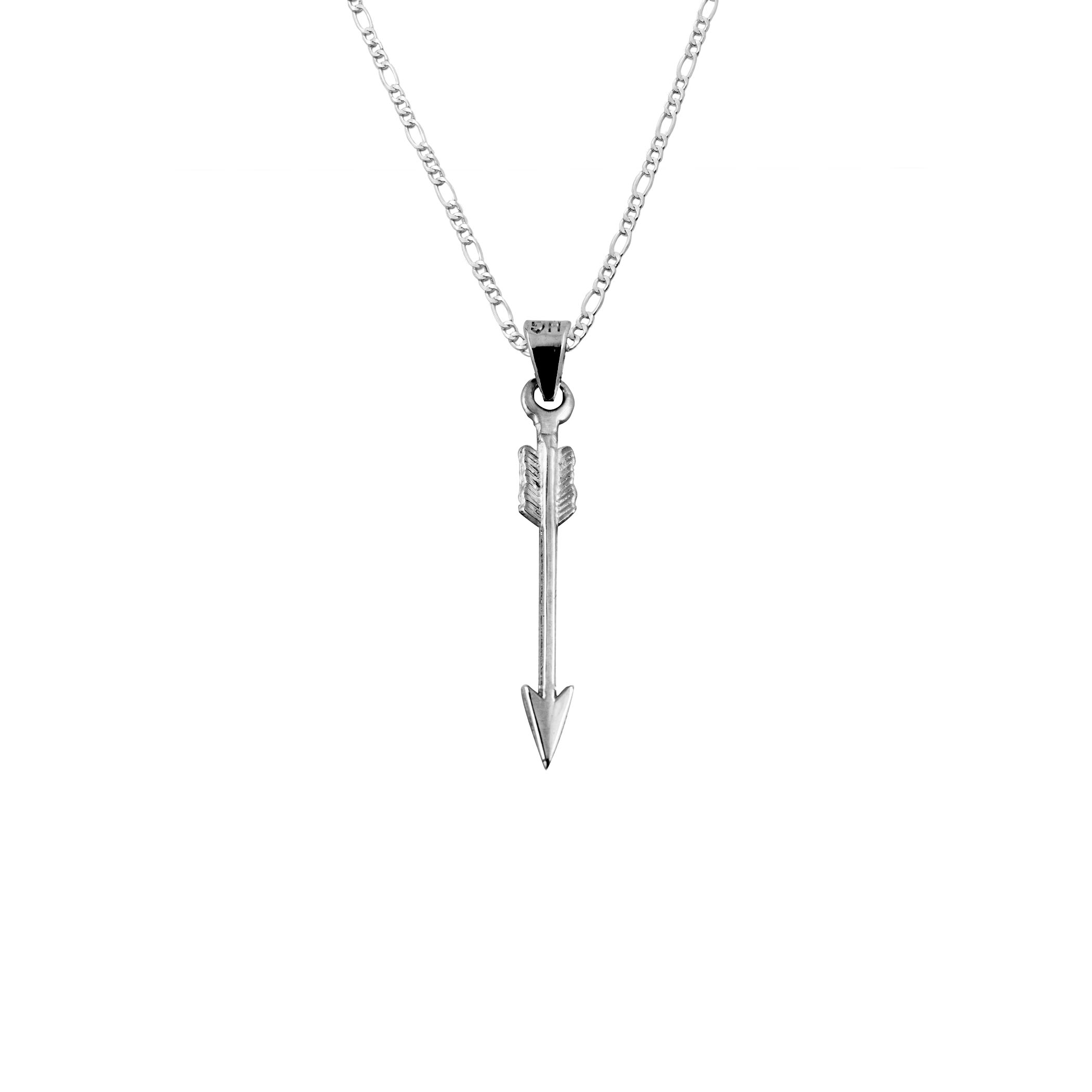 Dije de Plata Flecha de Arco con cadena
