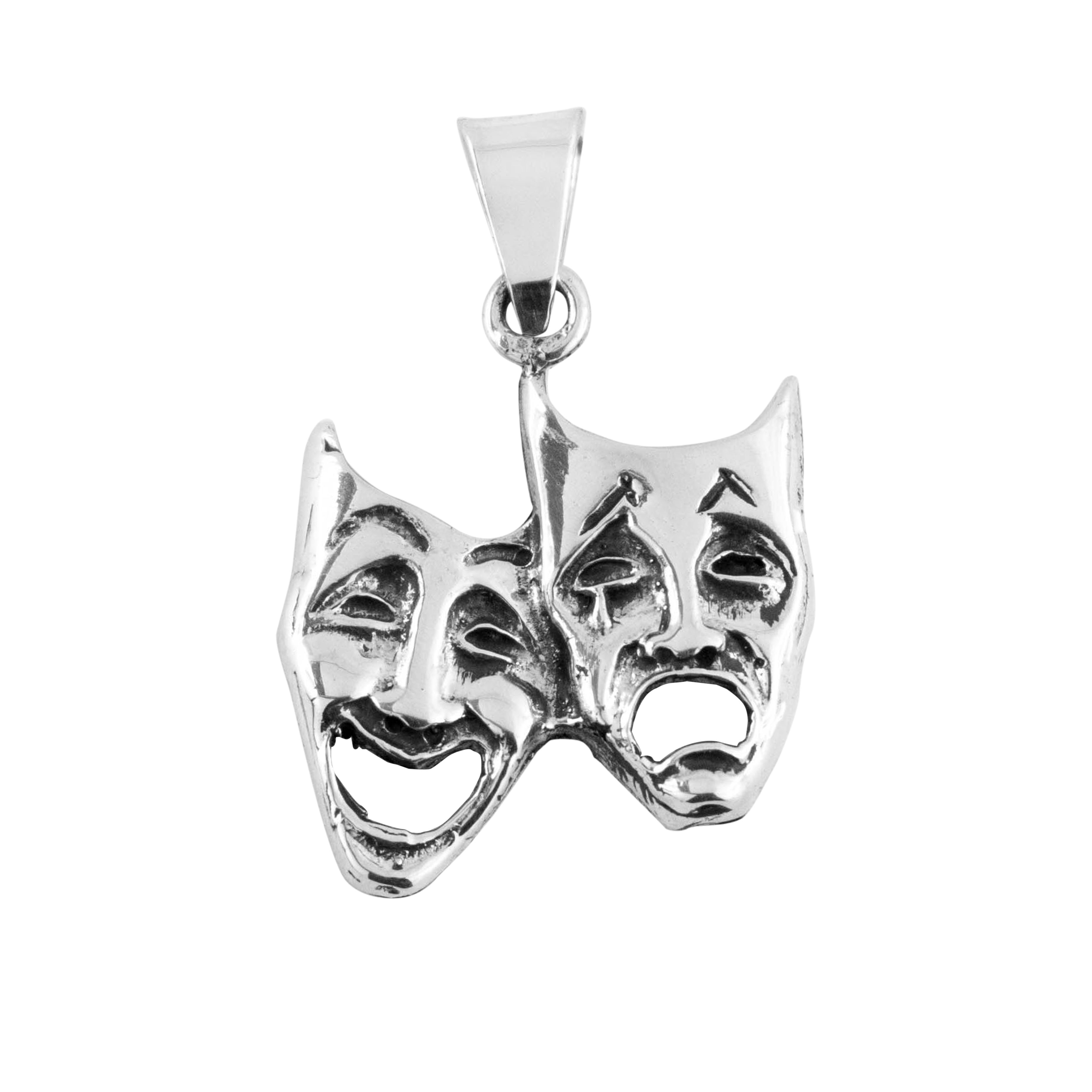 Dije de Plata Lagrimas y Risas Chico