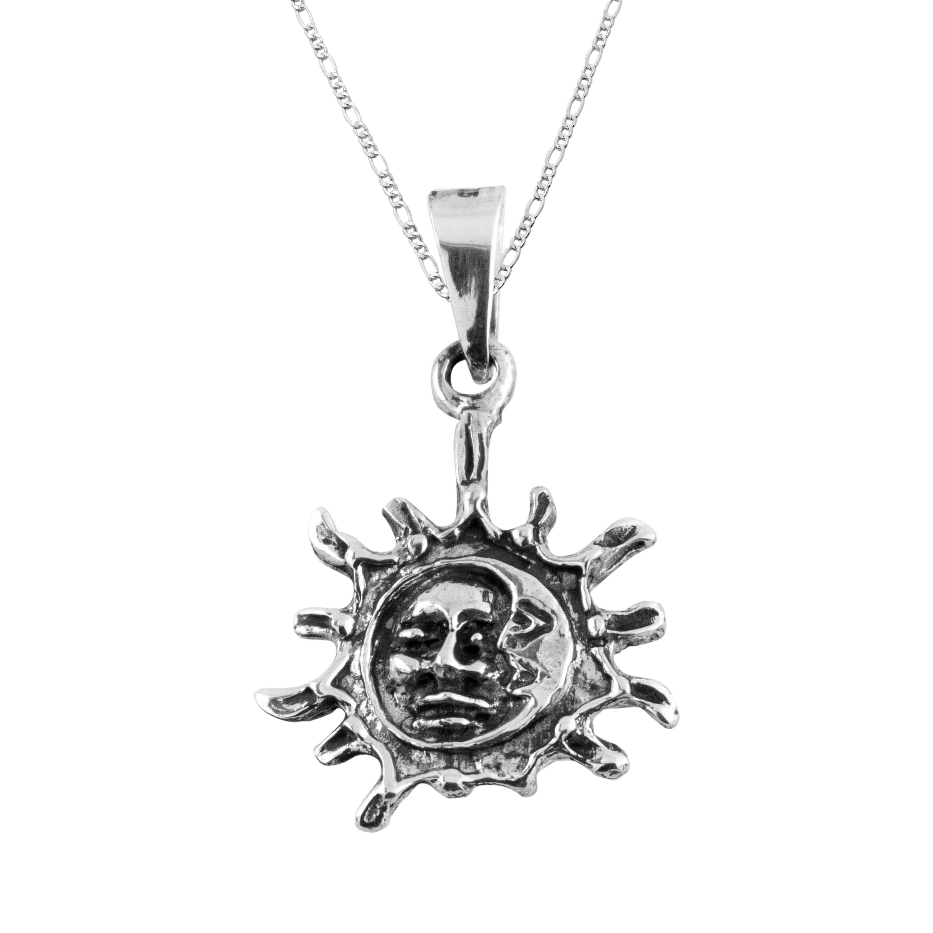Dije de Plata Solecito y Eclipse con cadena