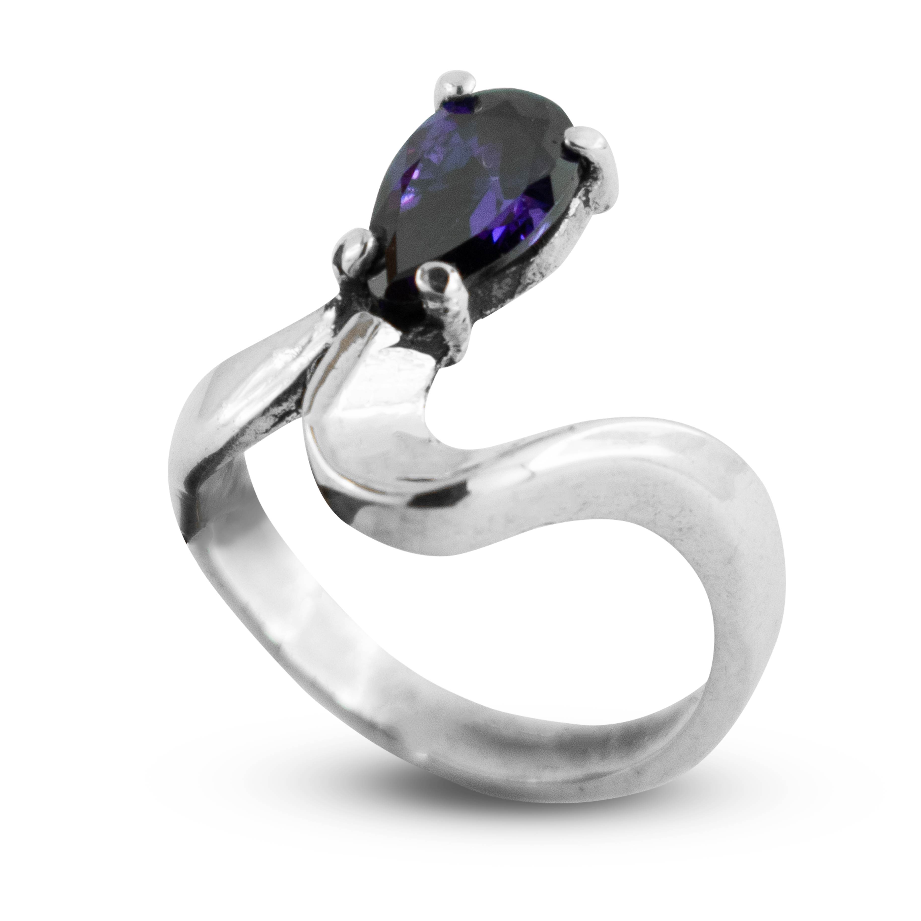 Anillo elegancia de amatista