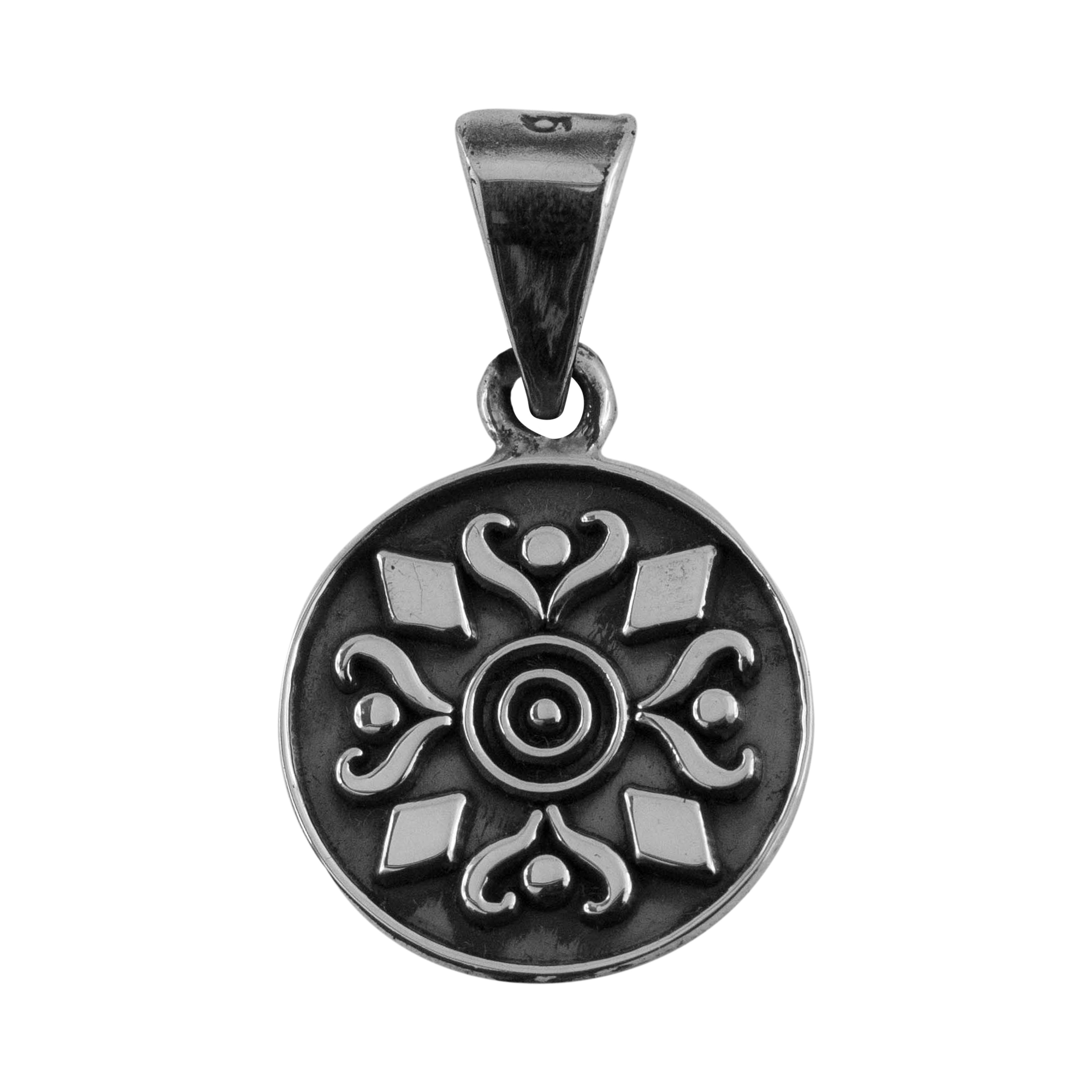 Dije de Plata Flor Tapete de Xempasuchitl