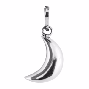 Dije Plata .925 Luna Bombeada