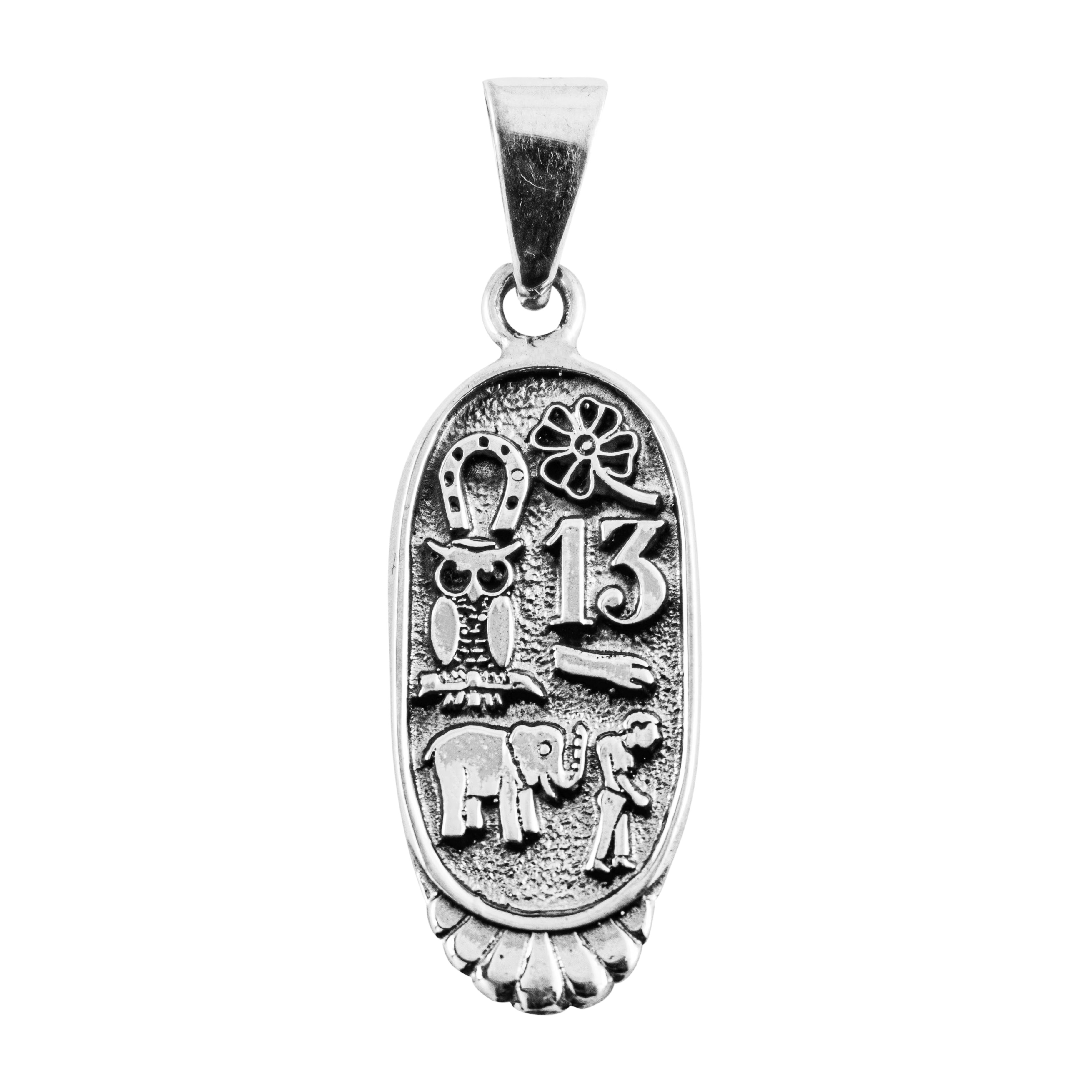 Dije de Plata Tabla de la Suerte Chica