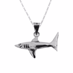 Dije de Plata Tiburon con Cadena