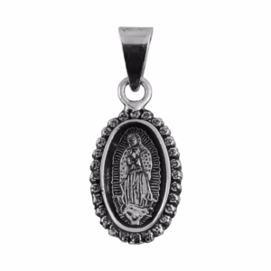 Dije e Plata Virgen de Guadalupe con Rositas
