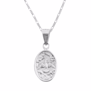 Dije de Plata Virgen San Juan de los Lagos con cadena